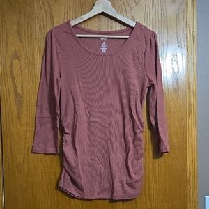 Sonoma Women's Dusty Rose Long Sleeve Tee